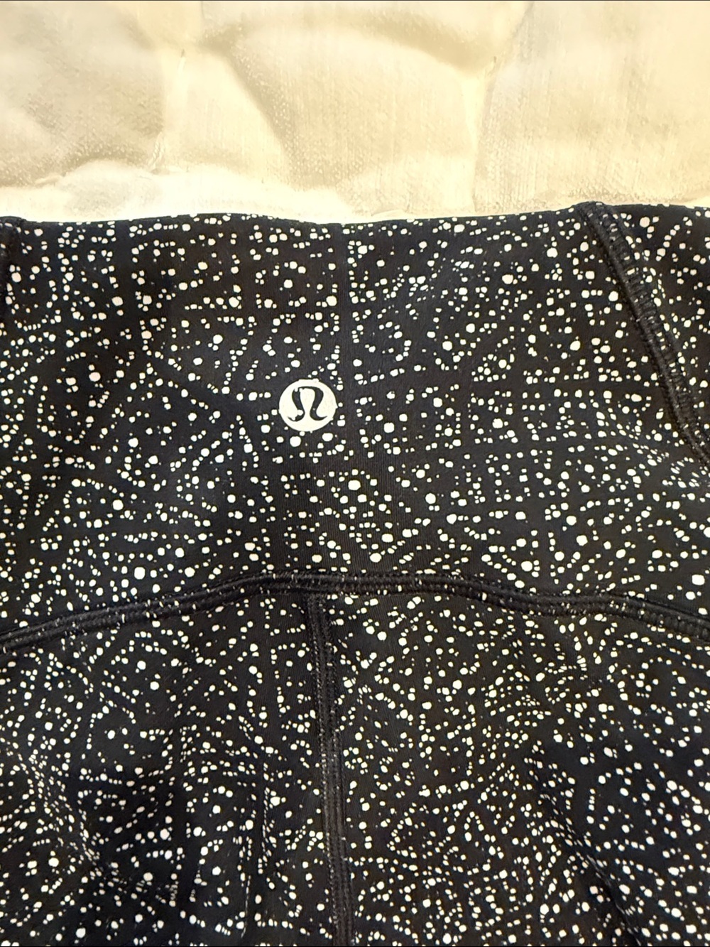 lululemon athletica Black Leggings with white dot print - Picture 3 of 5